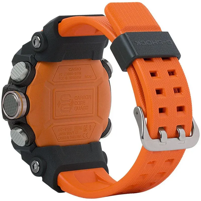 G-Shock Master of G-Land Mudmaster Orange Band Men's Watch | GG-B100-1A9